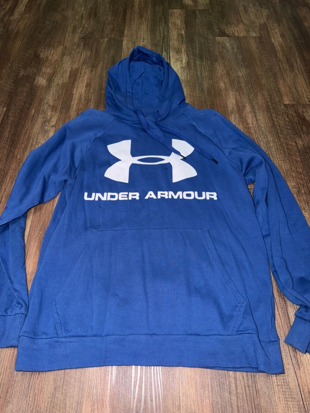 Mens Medium Blue Under Armour Hoodie EUC